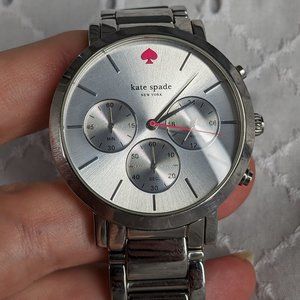 Kate Spade New York Gramercy Grand 0714 Silver Tone Stainless Steel Band